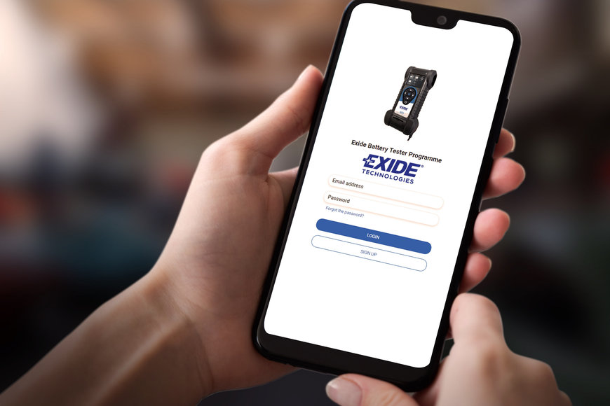 Exide führt erste online App für Werkstätten ein, die Batterien in 5 Minuten testet